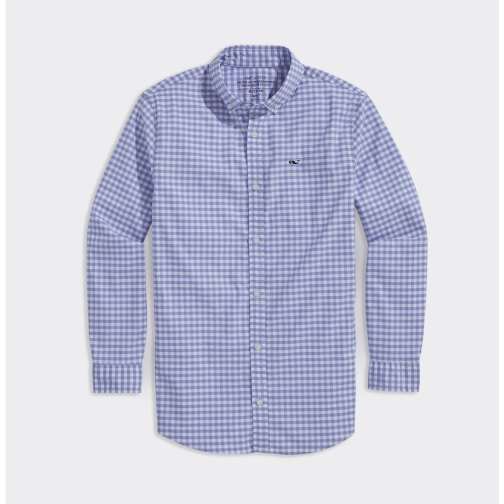 Boys Vineyard Vines performance button down, size 7, excellent condition